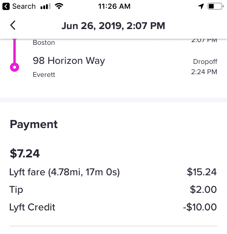 Earn and Redeem Mastercard Lyft Credit