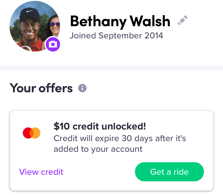 Earn and Redeem Mastercard Lyft Credit