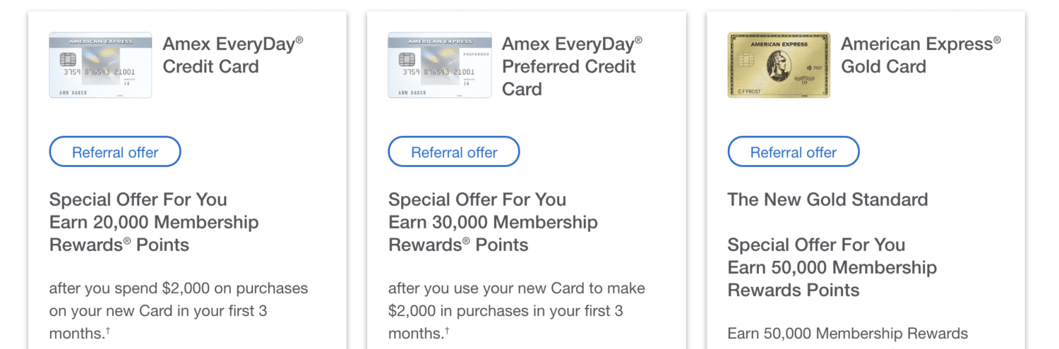 Awesome Increased Amex Referral Offers 