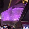 a large chandelier in a casino