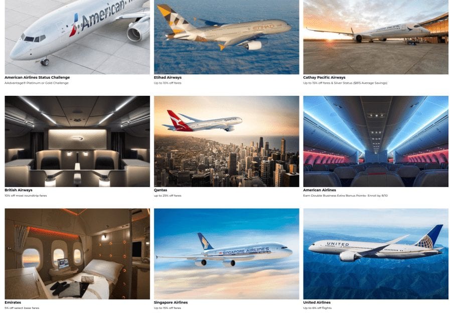 a collage of images of airplanes