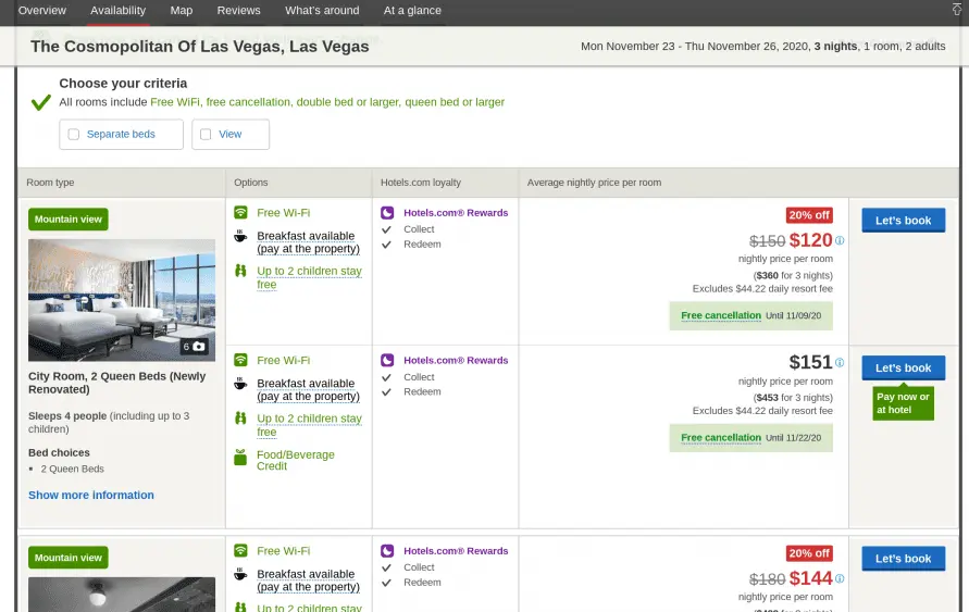 marriott best rate guarantee
