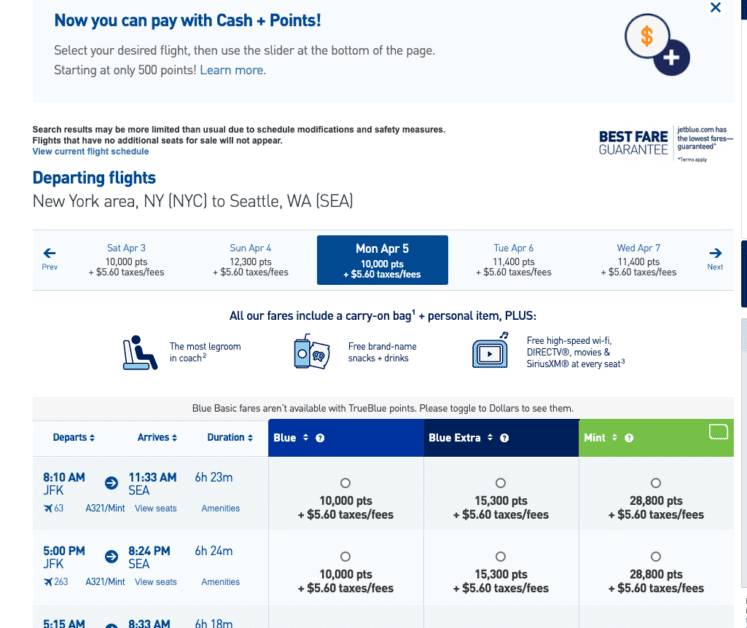 JetBlue Mint Cheap