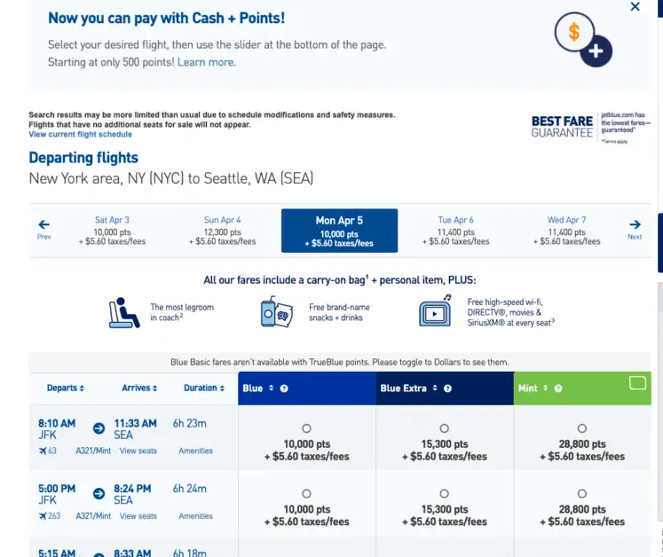 JetBlue Mint Cheap