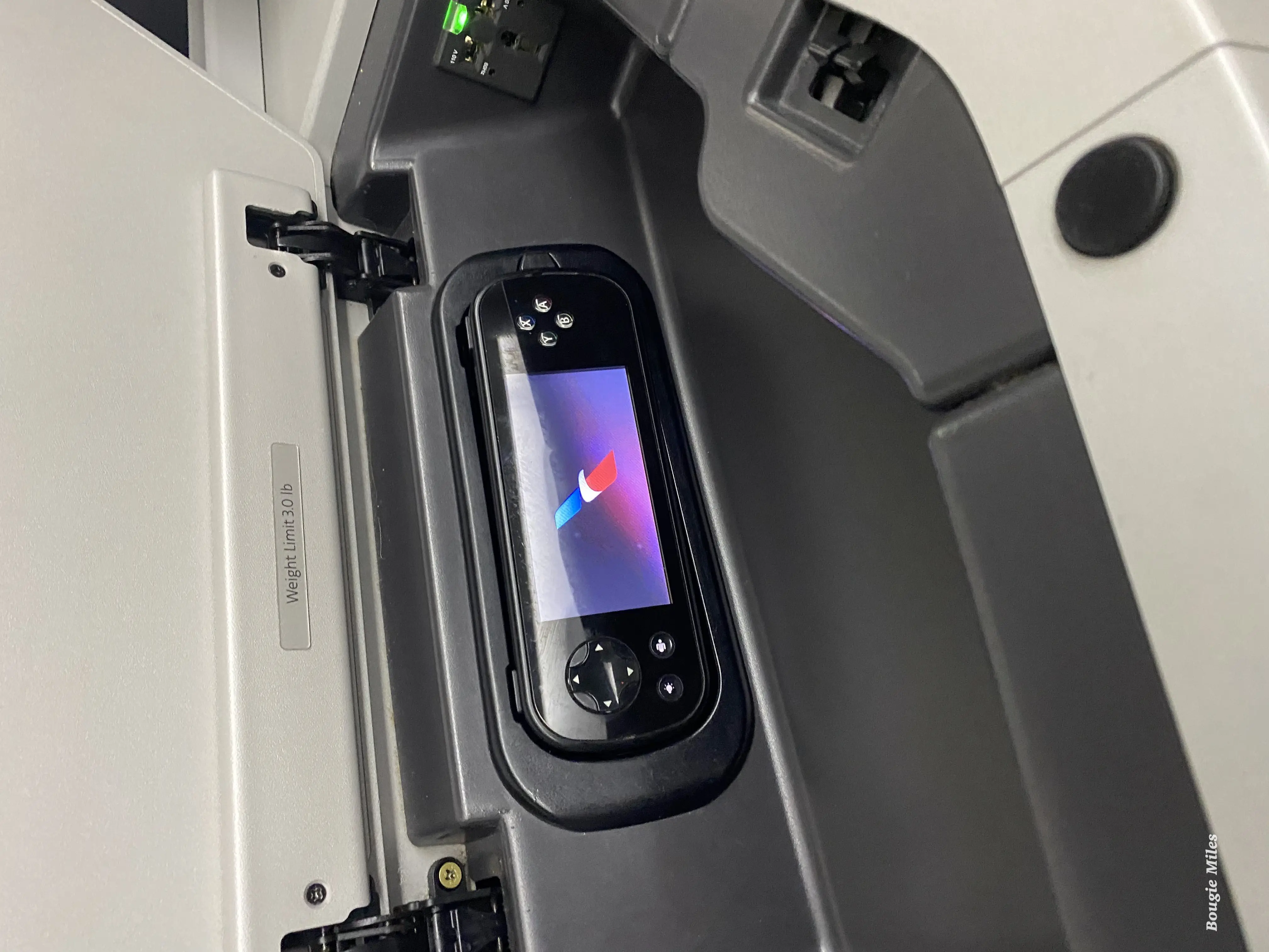 a screen on a device