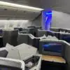 a group of televisions on an airplane