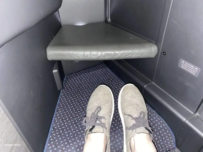 a pair of shoes on a seat