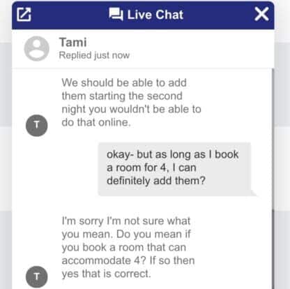 a screenshot of a chat