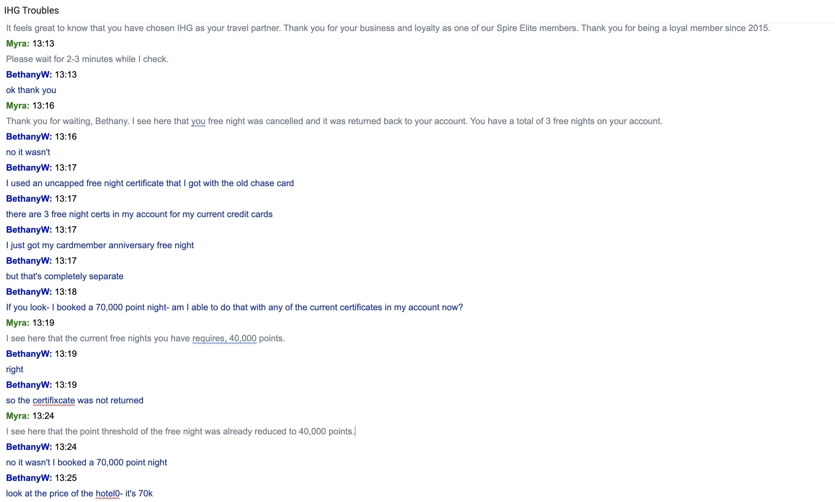 a screenshot of a email