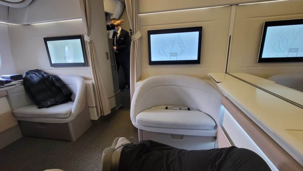 Air France Upgrade Seat with Miles, Bid, Cash and La Première