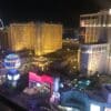 a city at night with many buildings