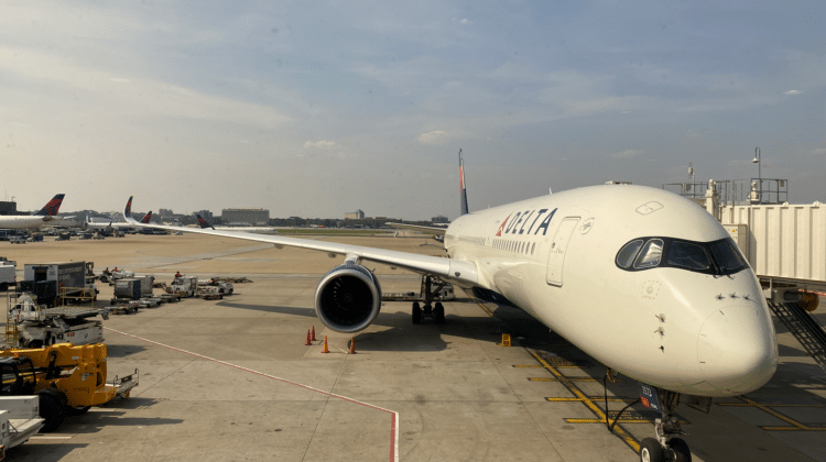 an airplane on the tarmac