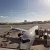 an airplane on the tarmac