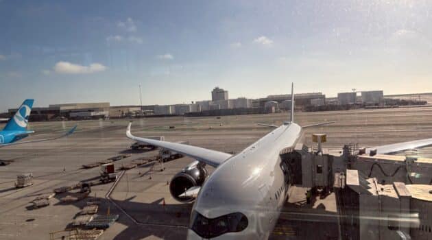 an airplane on the tarmac