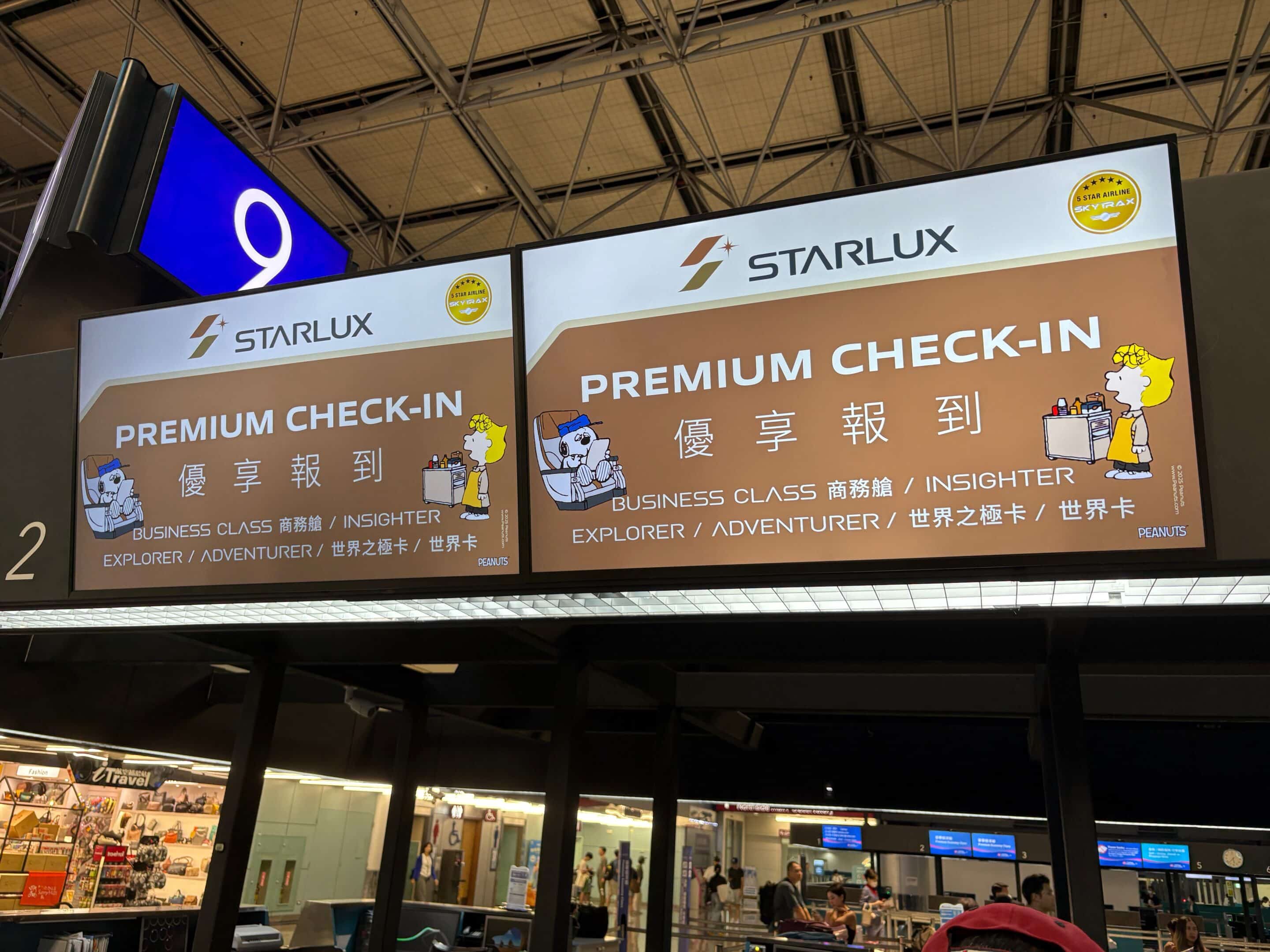 a sign in a building