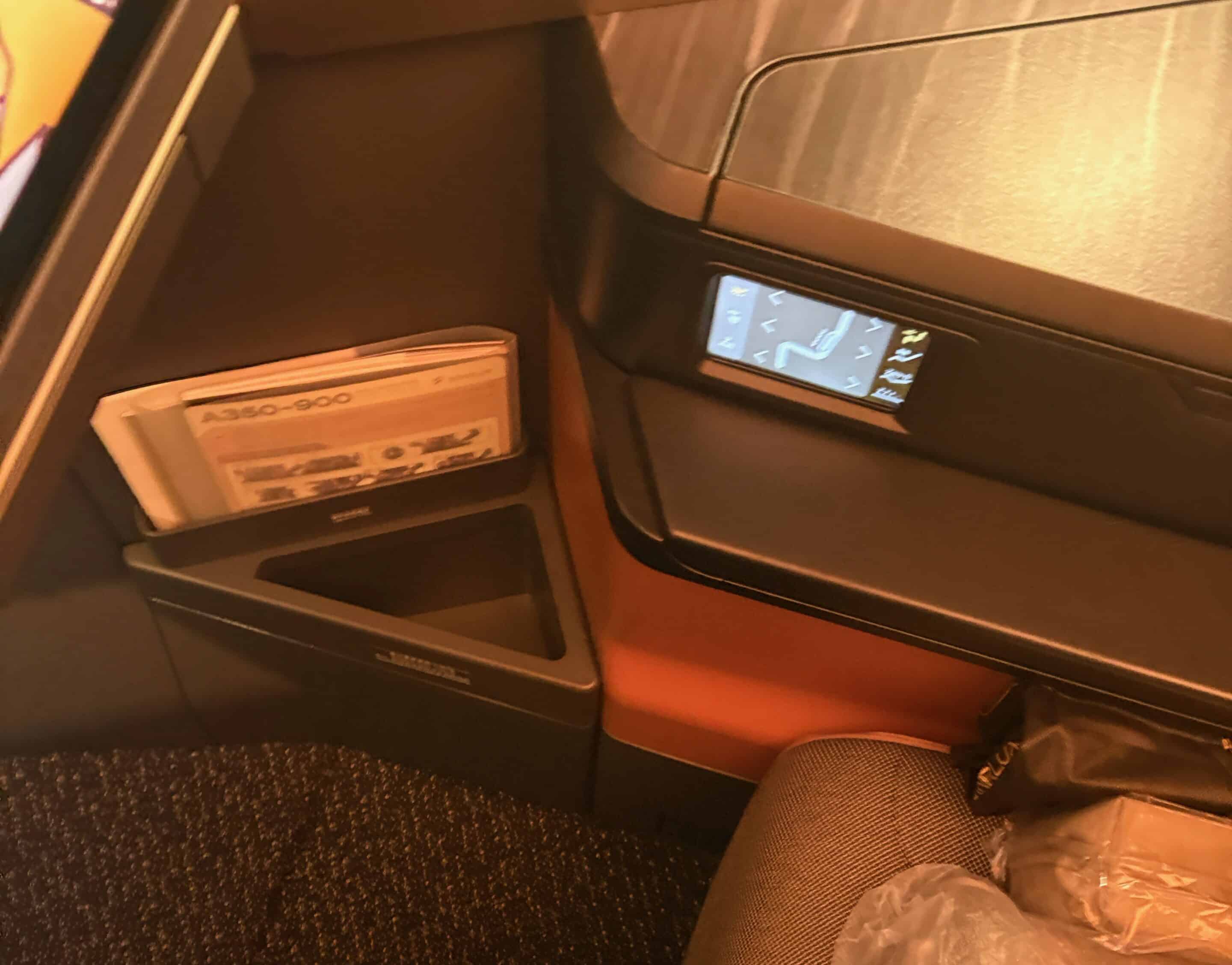 a small electronic device in a corner of a table